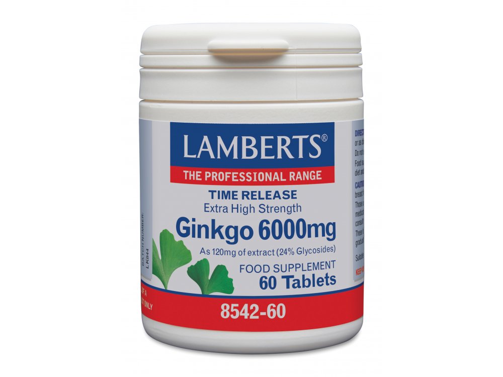 Lamberts Ginkgo 6000mg 60tabs